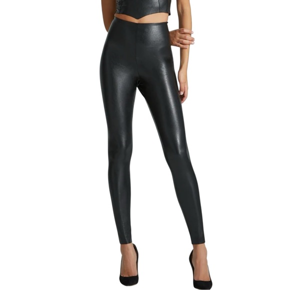 Commando Pants - commando Faux Leather XL Black Leggings‎
